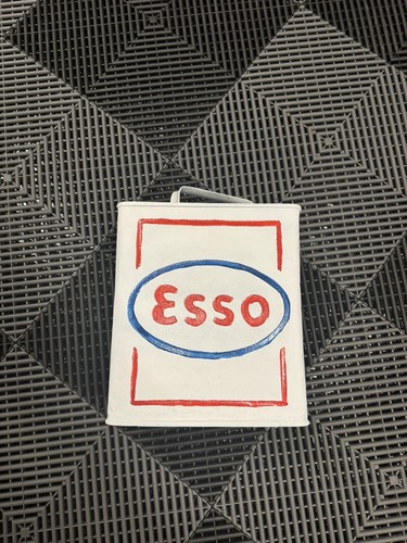 Old vintage esso petrol can - old,