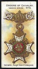 TADDY - ORDERS OF CHIVALRY, SECOND - #5 THE BATH, KNIGHT GRAND CROSS, GCB
