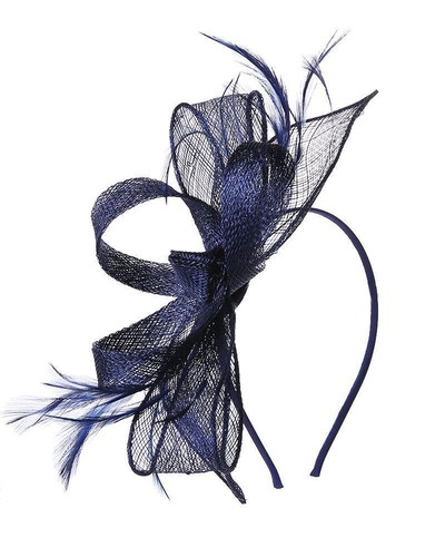 Sinamay elegant fascinator hat - elegant,
