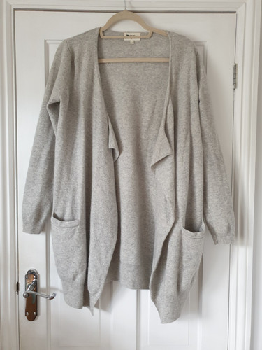 Next grey draped cashmere