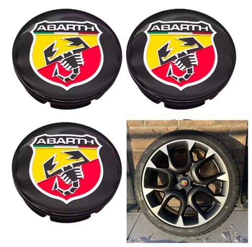 50mm abarth alloy wheel centre - abarth,