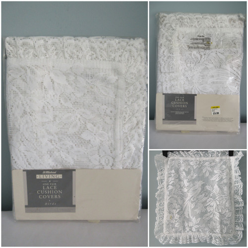 Vintage lace cushion covers - vintage,