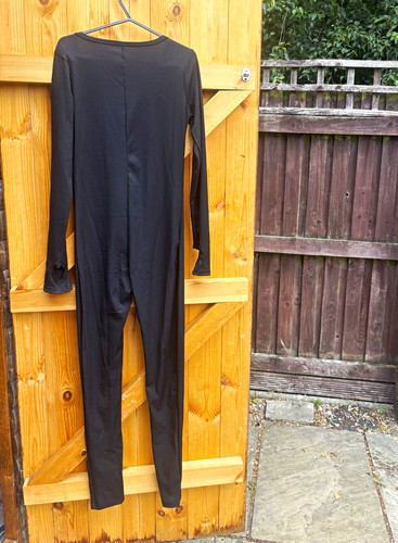 Women black scoop - black, neck