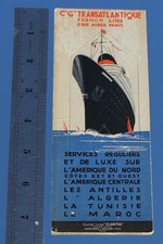 CGT FRENCH LINE SS NORMANDIE