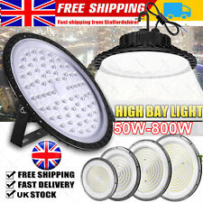 50W-1000W LED High Bay Light Low Bay UFO Factory Workshop Warehouse Industrial