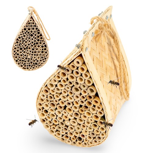 Mek mason bee house with - mason,
