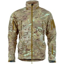 HIGHLANDER TACTICAL MENS SOFT SHELL JACKET WARM WATERPROOF ARMY COAT HMTC CAMO