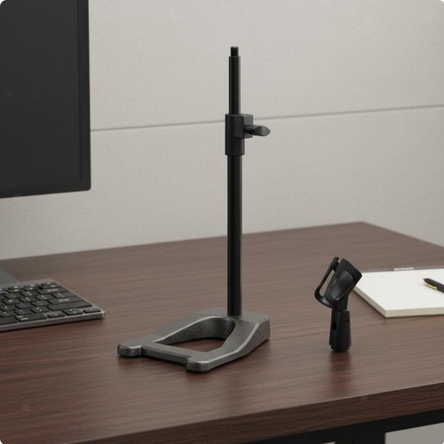 Triangular mic stand metal - triangular,
