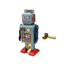 Walking Robot Wind up Tinplate