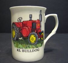 1 Mug KL BULLDOG TRACTOR Fine Bone China mug cup beaker 
