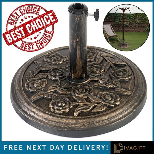 Parasol base cast - iron, round