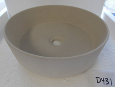 Small Round Creamy Gray