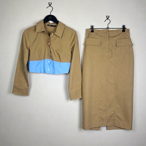 Zara beige blue - zara, beige/blue