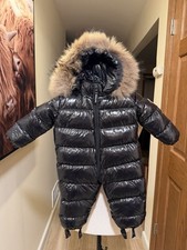 Moncler Baby 6M Black Glossy