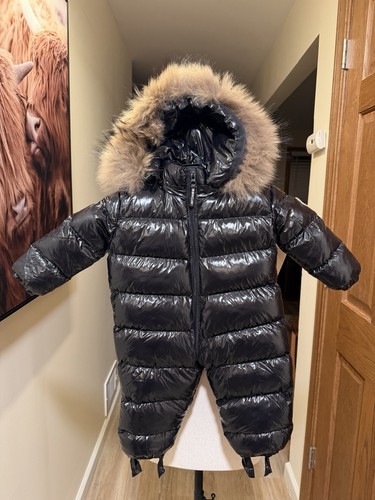 Moncler baby black - baby, glossy