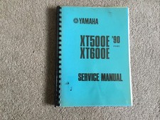 Yamaha XT500E XT600E Service