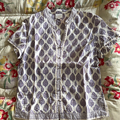 East white purple paisley - &,