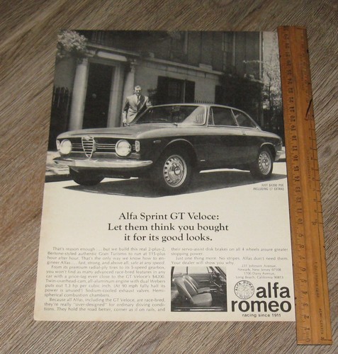 Alfa romeo car 1967 - romeo, sprint
