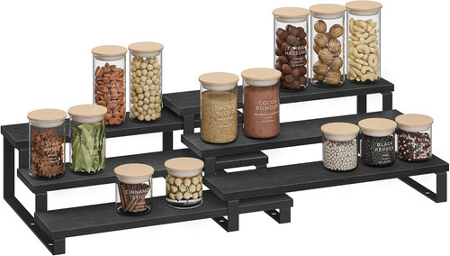 Tier extendable spice rack - spice,