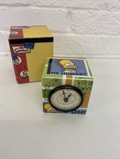The Simpsons Homer Clock 2006 Coalport 20th Century Fox Matt Groening Boxed