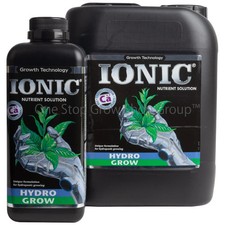 Ionic Hydro Grow Nutrient – 1L to 10L Easy-Use Hydroponic Veg Feed (Soft Wate