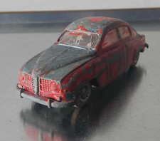 ORIGINAL VINTAGE DIECAST TEKNO TOY / MODEL 827 SAAB 96 CAR 1960s