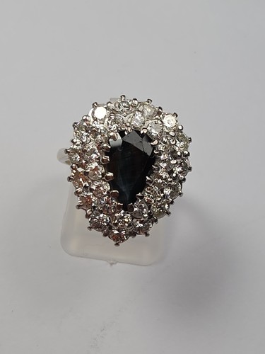 18ct white gold moistannite - white, &