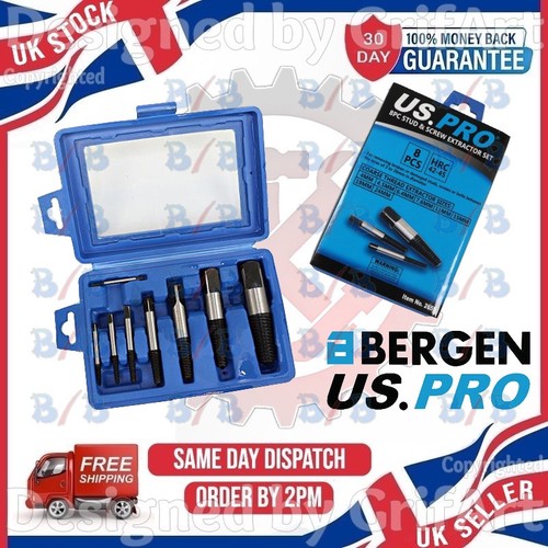 8pc damaged bolt remover - 8pc,
