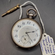 Antique Silver Fob Pocket