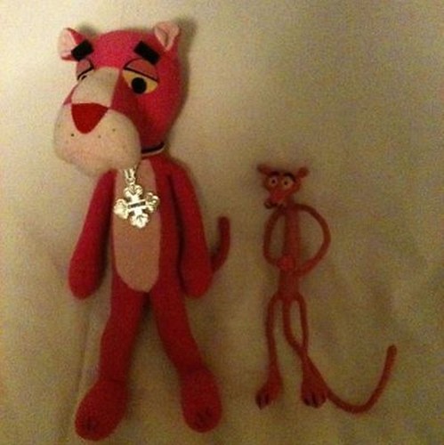 Lot vintage pink panther - 2, 11"