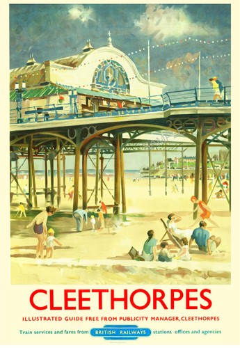 Vintage railway poster - vintage,