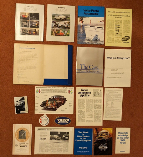 Volvo brochures including - brochures,,