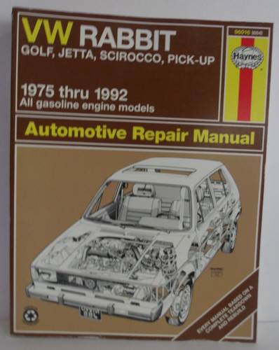 Haynes 1975 thru 1992 - , vw