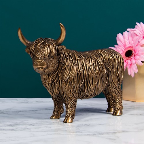 Large 25cm bronzed highland - large,