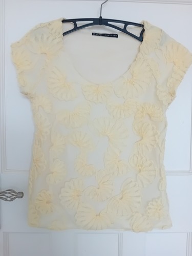 Zara yellow floral - yellow, top