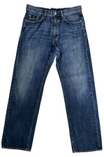 Hugo Boss Mens Jeans Regular Straight Blue Wash 100% Cotton Texas W32 L32