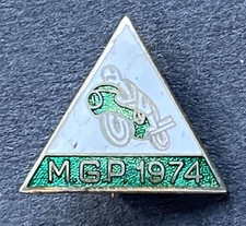 MOTORCYCLE Pin Badge M.G.P