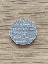 Dictionary 50p coin (Samuel