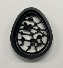 Egg Shaped Butterflies Cookie