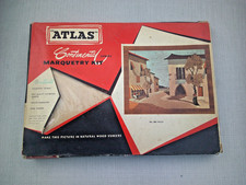 Vintage Atlas Marquetry Veneer Craft Kit - Continental series - Mixed Job Lot