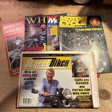 Vintage motorcycle magazines x5