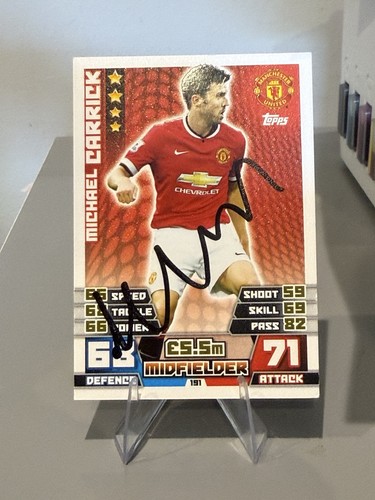 Michael carrick signed - carrick,