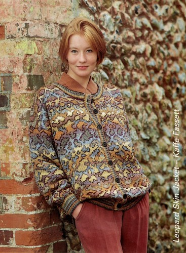 Kaffe fassett leopardskin - kaffe,