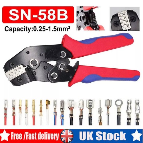 58b ratchet crimping plier - sn-58b,
