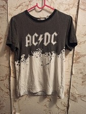 H&M AC/DC Sprayed T-Shirt |