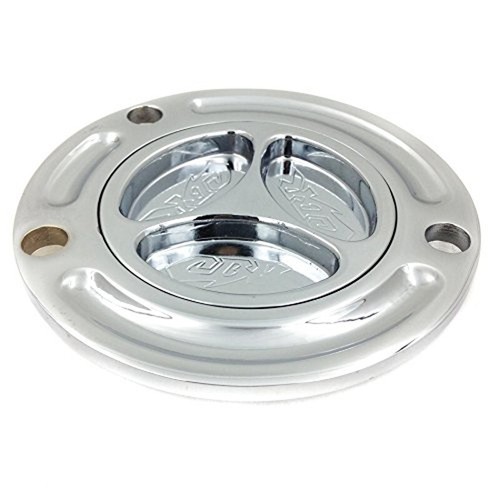Chrome keyless fuel tank - keyless,