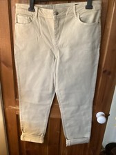TU Beige Girlfriend Jeans Size 16