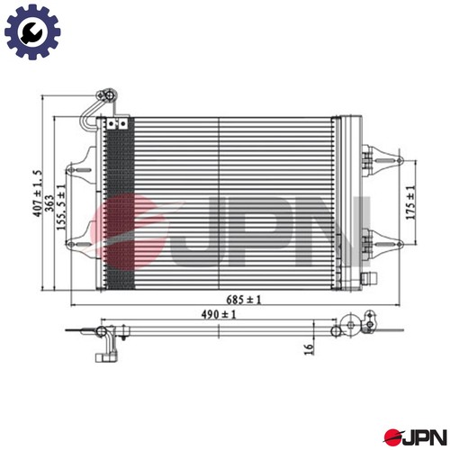 Condenser air conditioning - air,