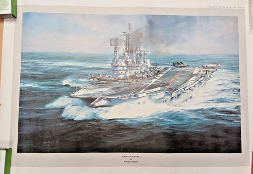 Hms ark royal 1978 print - ark,