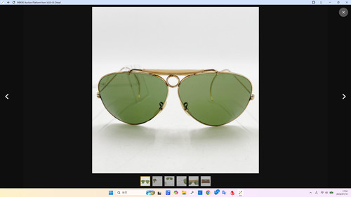 Vintage ray ban 30 10k - b&l,